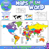 Maps of the World: Clip Art World Maps