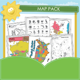 Maps of the World and United States Pack - BUNDLE