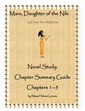 Mara, Daughter of the Nile Novel Study: Chapter Summary Guide