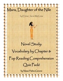 Mara, Daughter of the Nile Novel Study: Vocabulary & Readi
