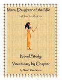 Mara, Daughter of the Nile Novel Study: Vocabulary by Chapter
