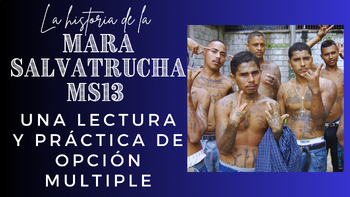 Preview of Mara Salvatrucha Reading AP Spanish Multiple Choice Global Challenges