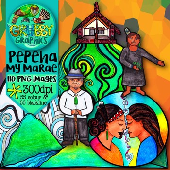 Preview of Marae & Pepeha Clip Art