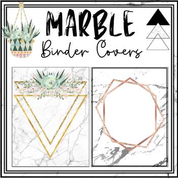 Marble Binder Covers By Confetti And Creativity Tpt