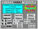 Marble Calendar Bundle