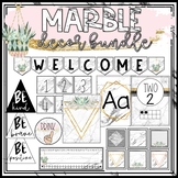Marble Classroom Theme Decor Bundle