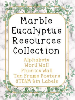 Preview of Marble Eucalyptus Resources Collection