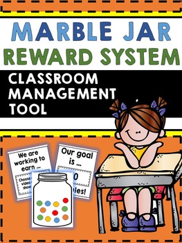 Preview of Marble Jar Reward System - Classroom Management Tool - Fill up the Jar!