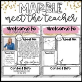 Marble Meet the Teacher