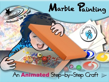 Preview of Marble Painting - Animated Step-by-Step Craft - SymbolStix
