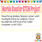 Marble Roller Coaster STEM Slide Lesson Unit
