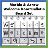 Marble and Arrows Welcome Door - Bulletin Board Set - Clas