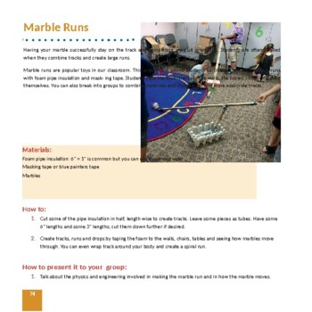 Preview of Marble runs for the whole classroom
