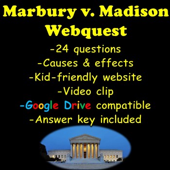 Preview of Marbury v. Madison (Judicial Review)