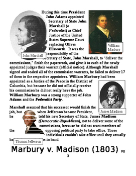 Preview of Marbury vs Madison Article