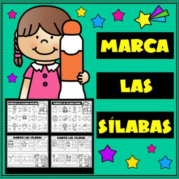 Preview of Marca Las Silabas:  Formando palabras