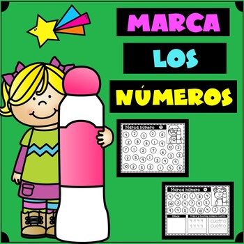 Preview of Marca los numeros | Spanish dab the numbers 1-20