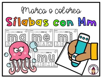 Marca o colorea sílabas con M ma me mi mo mu by La Maestra Pati Bilingue