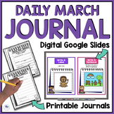 March 1st Grade Journal Writing | Digital Spring Writing P