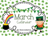 March Kindergarten ActivInspire Calendar