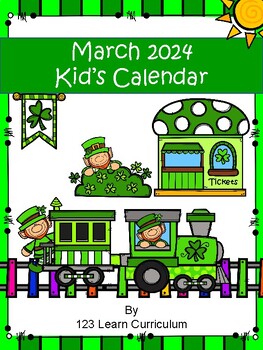 cute calendar march 2022