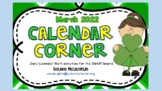 UPDATED March 2022 Daily Smartboard CALENDAR CORNER