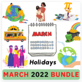 March 2022 Holiday Activity Bundle- Seasonal Holidays Bundle