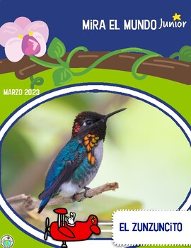 Preview of March 2023 El zunzuncito Bee Hummingbird of Cuba Mira el Mundo Jr Spanish