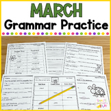 March Activities | Grammar Practice | Worksheets