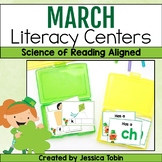 March Activities - Literacy and Phonics Centers and Games 