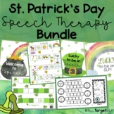 March Activities for Speech Therapy BUNDLE!!