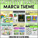 March Activity Bundle - Math, Literacy, Centers, Crafts & More!!