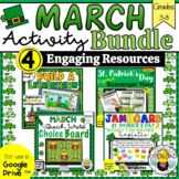 March Activity Google Slides, Google Forms, & Jamboard Tem