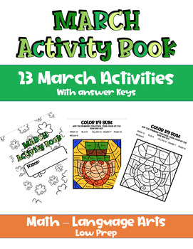 Preview of March Activity book