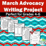 March Advocacy Writing Resource {Perfect for the First Wee