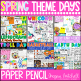 March, April, & May Spring Theme Day Activities BUNDLE