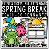 March, April Spring Break Writing Prompts Activity Bulleti