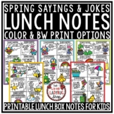 March April Spring Student Gift Jokes Lunch Box Notes Enco