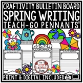 March April Spring Writing Prompts Activity Spring Bulleti