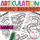 March Articulation Game Boards {Print and Go!}
