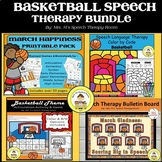 March Basketball Speech Therapy Bundle