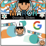March Basketball and St. Patrick's Day Google Slides