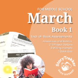 March: Book 1 End of Book Activities for Middle School Rea