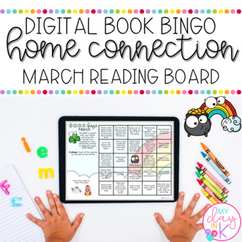 Preview of March Book Bingo Digital Reading Board | Google Slides