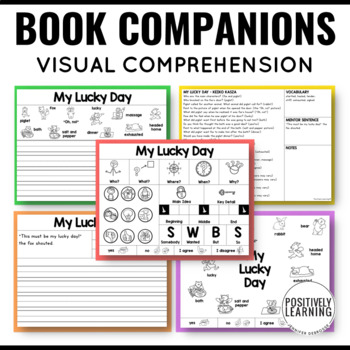 Preview of Special Education Comprehension and Visual Support | Book Companions