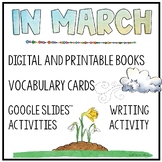 March Book, Vocabulary and Activities | Print and Digital