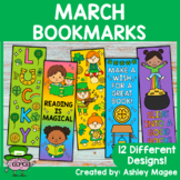 March Bookmarks for Reading Encouragement Reward for Class