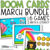 March Boom Cards™ Bundle for Kindergarten | March Math and
