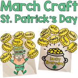 St. Patrick's Day craft St. Patty's Day activity bulletin 