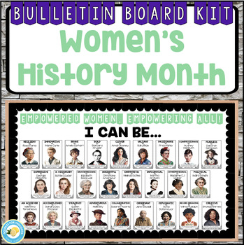 Preview of March Bulletin Board Kit | Influential Women's History Month (ENGLISH)